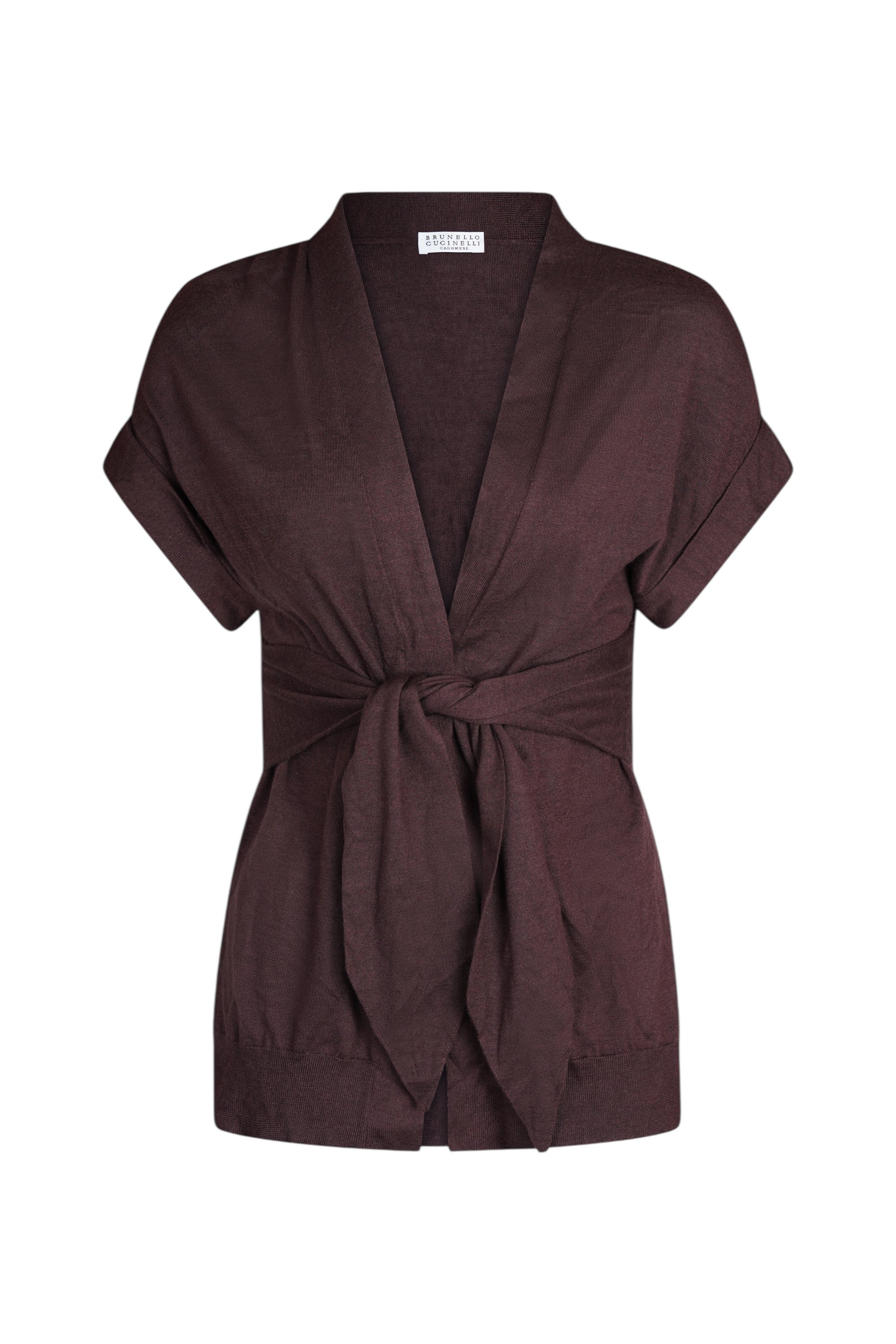 Brunello Cucinelli Cardigan Veste Femme Lin/Soie Dazzling