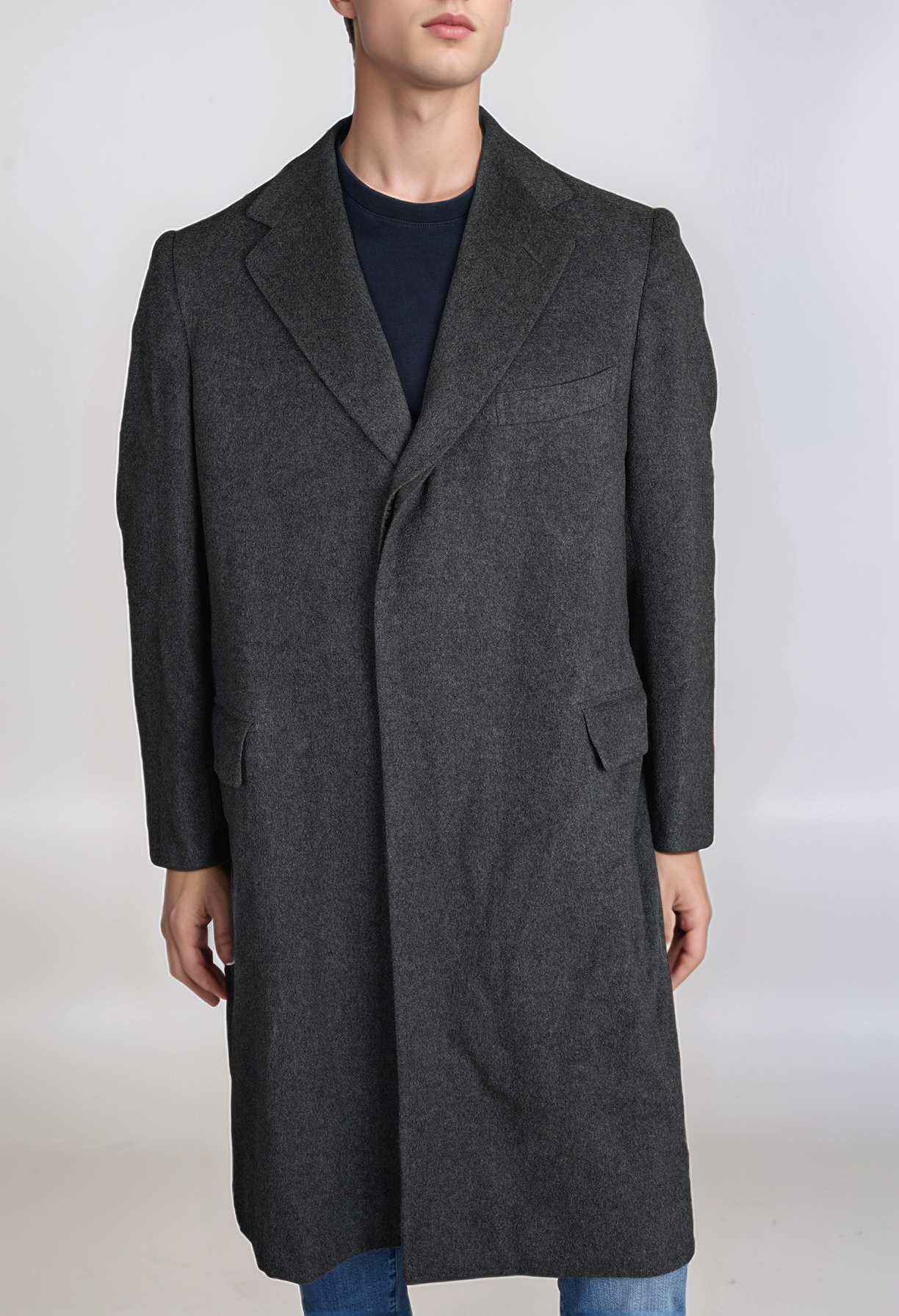 D. Caraceni Mantel Kaschmir XL- XXL maßgeschneidert reine Handarbeit