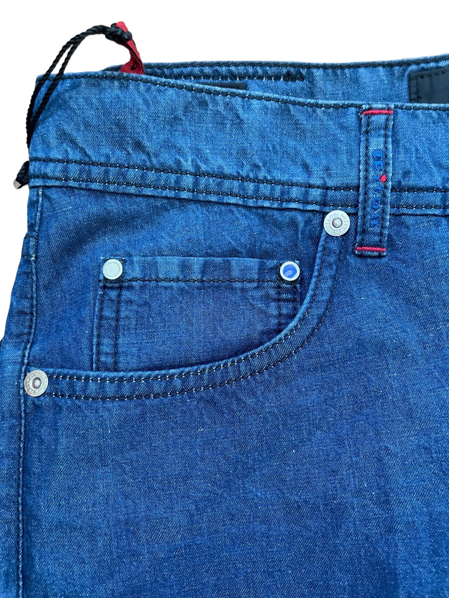 Kiton Jeans Slim mit Leinen - 24/7 Clothing