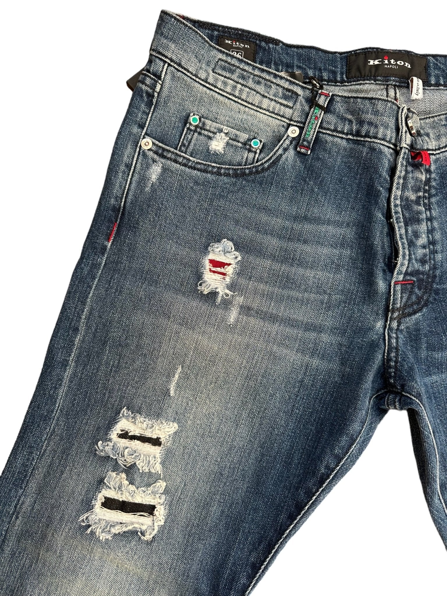 Kiton Jeans washed - 24/7 Clothing